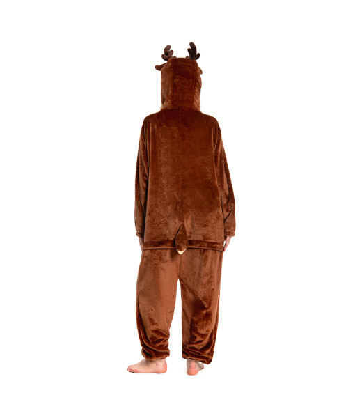 Adult Animal Series Onesie Reindeer Pajamas Halloween Cosplay Costume