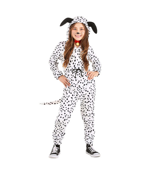 Kids Children Dalmatian Animal Jumpsuit Halloween Performance Stage Costume
