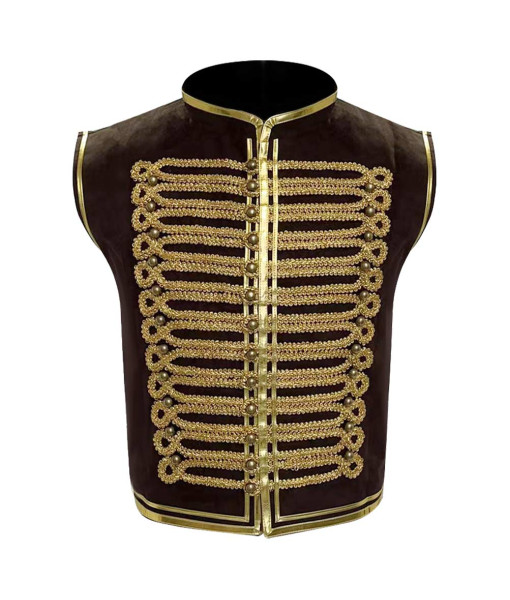 Men Medieval Brown Vest Halloween Costume