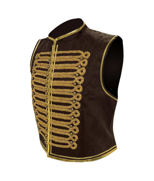 Men Medieval Brown Vest Halloween Costume