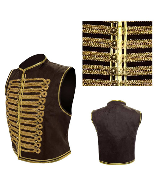 Men Medieval Brown Vest Halloween Costume