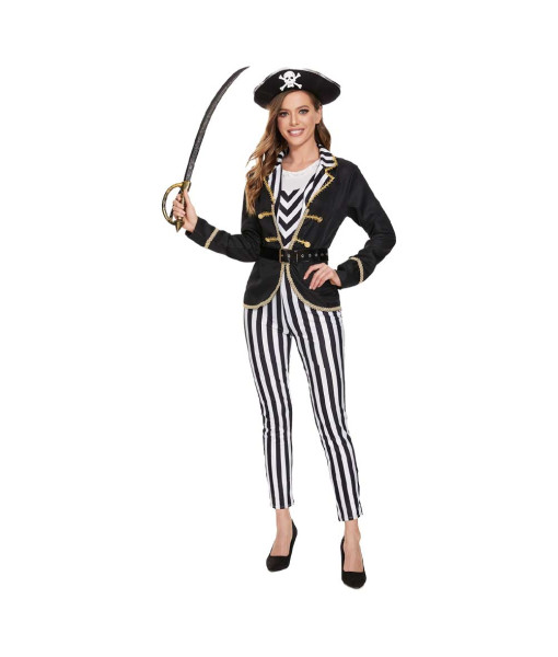Women Professional Pirate Fantasy Full Set Family Halloween Costume