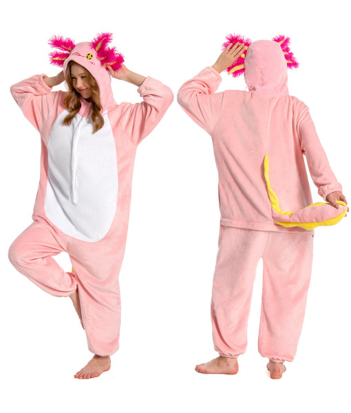 Adult Animal Series Onesie Salamander Pajamas Halloween Stage Costume