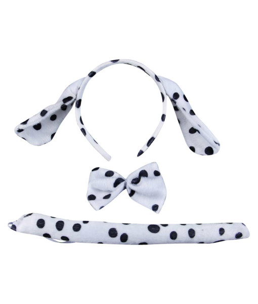 Adult Dalmatian Black And White Spotted Tops Shirts Halloween Costume