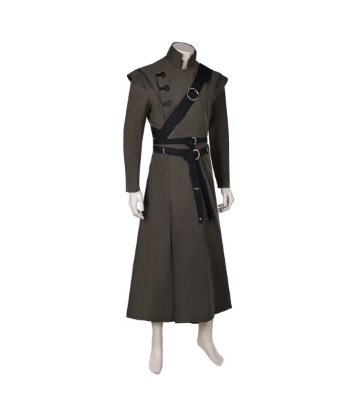 Men Medieval Grey Outfit Palace Fantasy Prince Halloween Costume