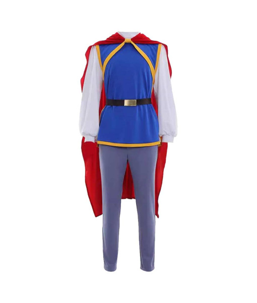 Men Medieval Blue Outfit Fairy Tale Florian Fantasy Halloween Costume