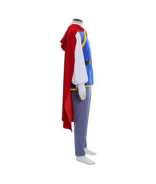 Men Medieval Blue Outfit Fairy Tale Florian Fantasy Halloween Costume
