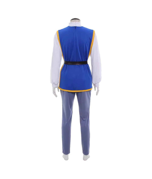 Men Medieval Blue Outfit Fairy Tale Florian Fantasy Halloween Costume