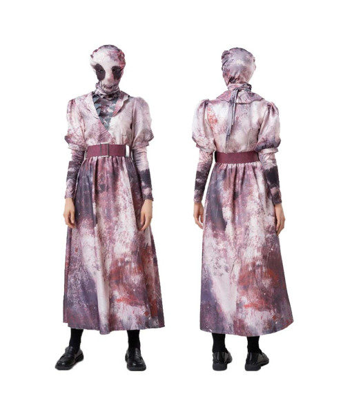 Women Bloody Outfit Masked Nurse Fantasy Dress Halloween Costume