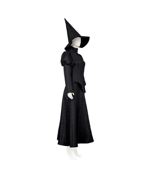 Women Fantasy Witch Dark Pattern Outfit Fullset Halloween Stage Costume