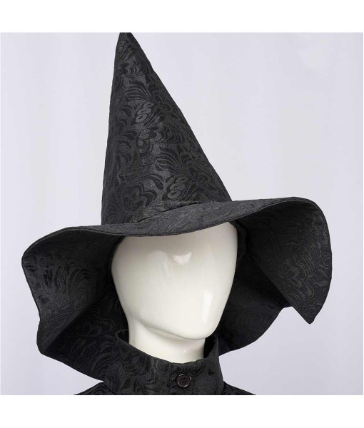 Women Fantasy Witch Dark Pattern Outfit Fullset Halloween Stage Costume