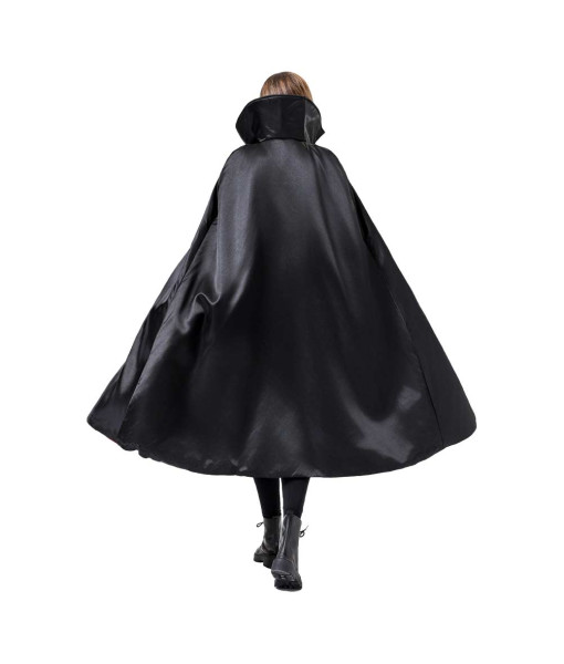 Adult Black Clock Vampire Noble Cape Fantasy Halloween Costume