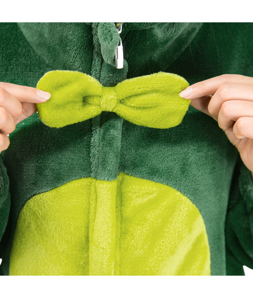 Adult Green Onesie Avocado Pajamas Halloween Costume