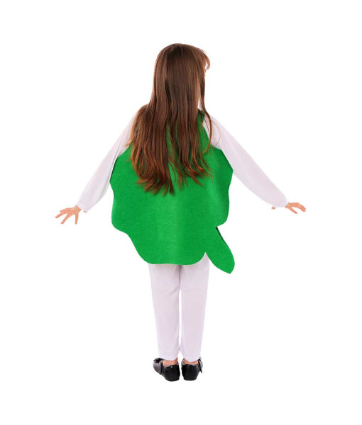 Kids Children Irish Four Leaf Clover Smock St. Patrick's Day Halloween Costume