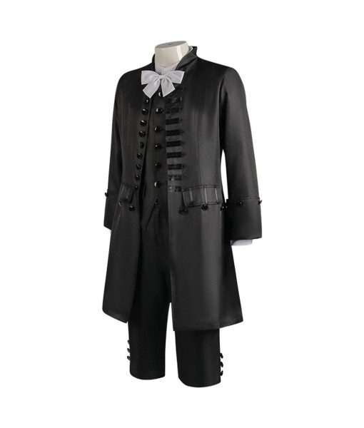 Men 18th Century Baroque Gentleman Suit Halloween Costume