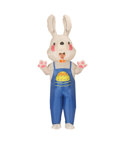 Adult Easter Egg Bunny Inflatable Outfit Halloween Costume