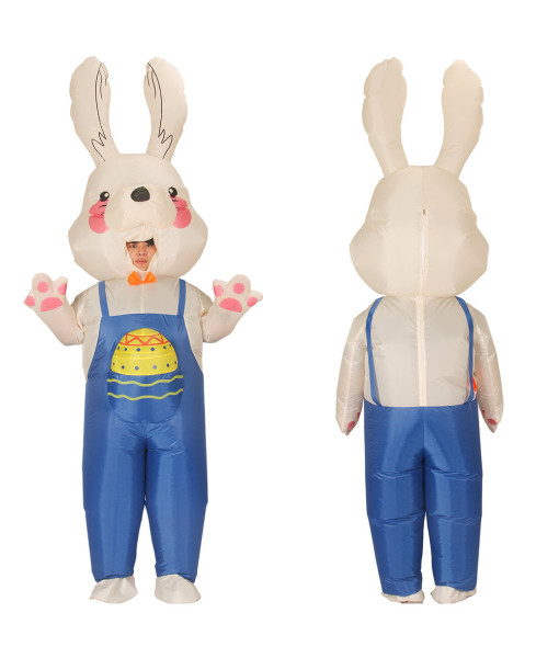 Adult Easter Egg Bunny Inflatable Outfit Halloween Costume