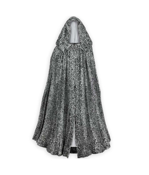 Adult Medieval Long Robe Grey Cloak Fantasy Cosplay Halloween Costume Accessories