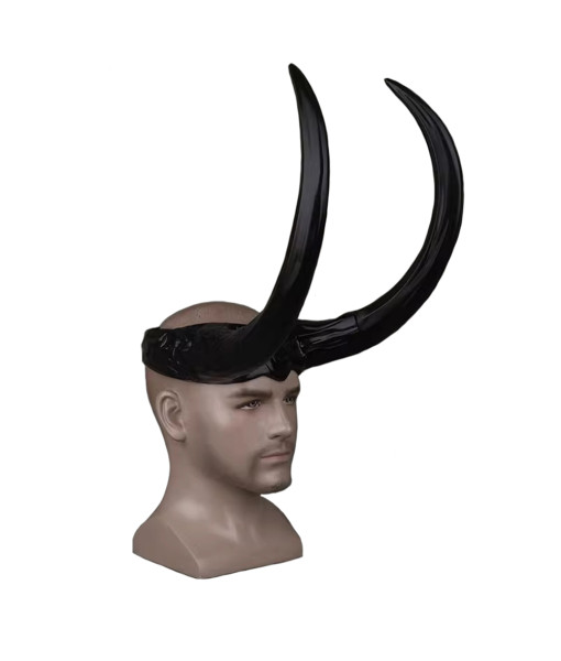 Fantasy Black Long Horn Devil Demon Horn Headband Halloween Costume Accessories