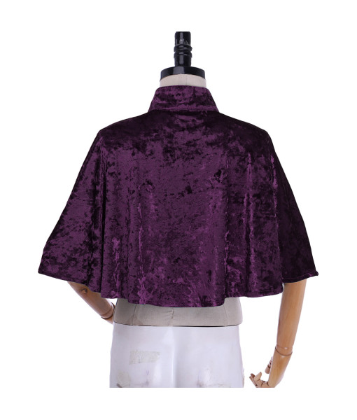 Adult Victorian Velvet Short Shawl Halloween Costume