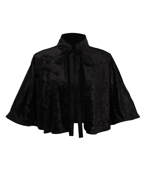 Adult Victorian Velvet Short Shawl Halloween Costume