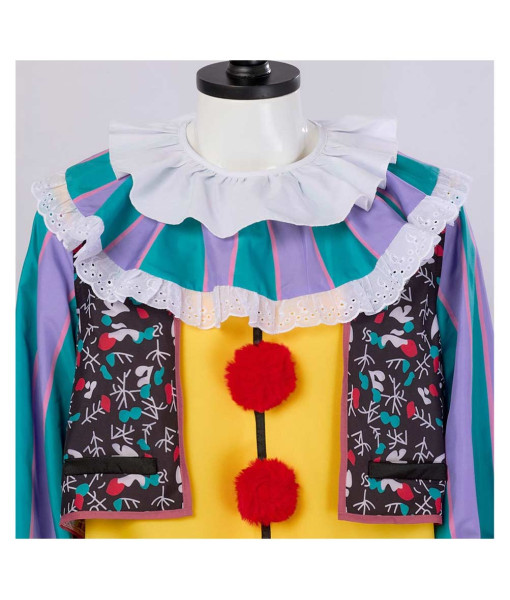 Adult 90s Horror Clown Outfit Halloween Costume