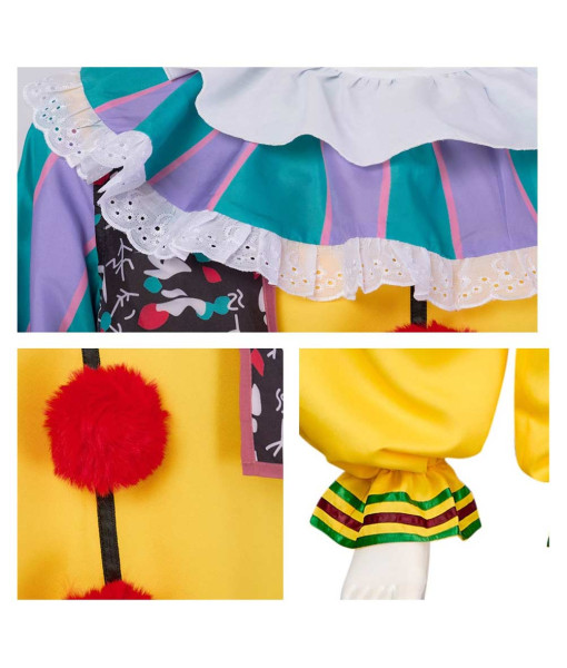 Adult 90s Horror Clown Outfit Halloween Costume