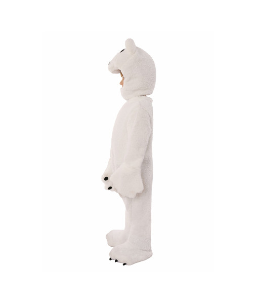 Kids Children Animal White Bear Onesie Pajamas Halloween Costume