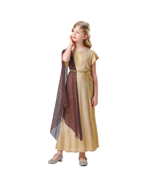 Kids Goddess Robe Girl Halloween Costume