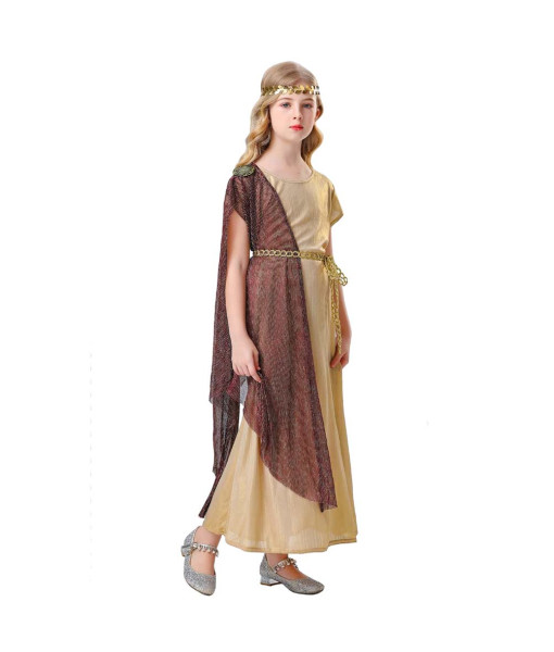 Kids Goddess Robe Girl Halloween Costume