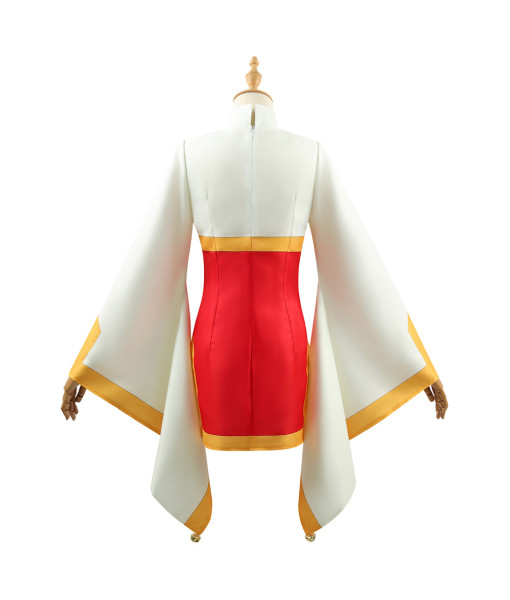 Women Chinese Bagua Taoist Exorcist Long Sleeve Outfit Halloween Costume