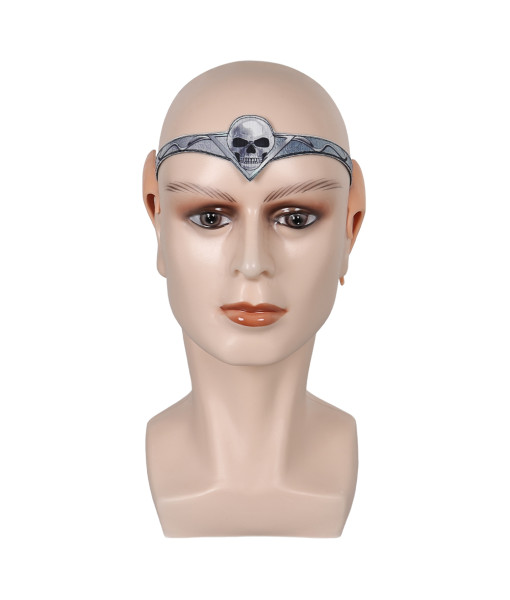 Adult Medieval Fantasy Elf Ear Silver Crown Headgear Halloween Costume