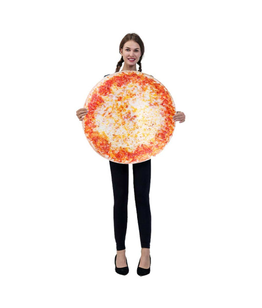 Family Funny Food Pizza Overalls for Adult and Kids Halloween Costume