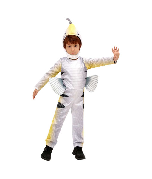 Kids Children Animal Onesie Flatfish Jumpsuit Halloween Costume