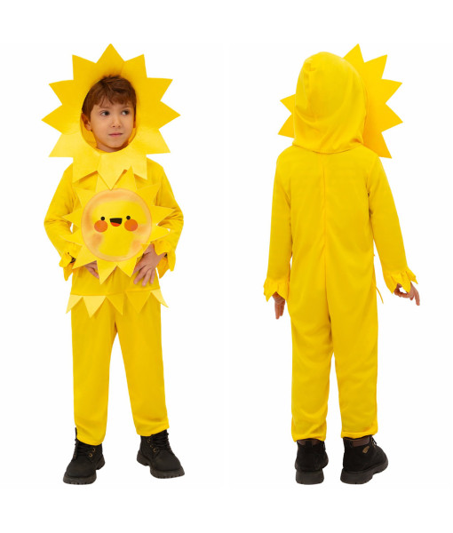 Kids Children Performance  Jumpsuit Sun Halloween Stage Costume