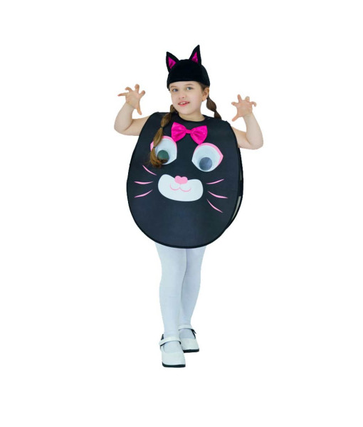 Kids Children Funny Kitty Overall Animal Halloween Stage Costume