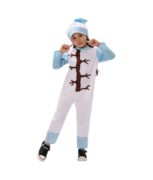 Kids Children Pajamas Snowman Winter Sleepwear Halloween Stage Costume