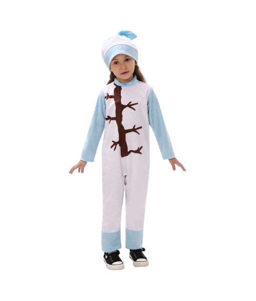 Kids Children Pajamas Snowman Winter Sleepwear Halloween Stage Costume