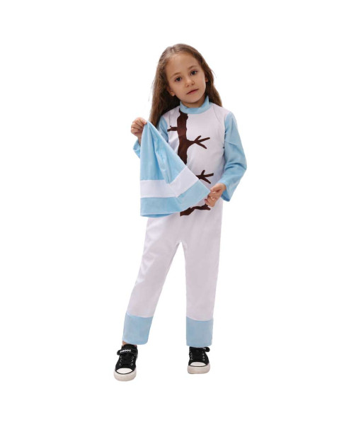 Kids Children Pajamas Snowman Winter Sleepwear Halloween Stage Costume