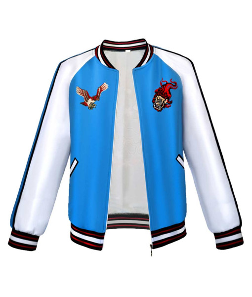 Men Blue Jacket School Uniform Halloween Costume