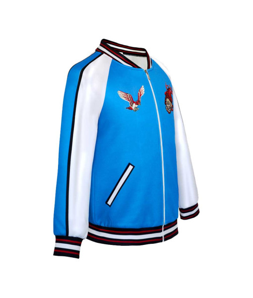 Men Blue Jacket School Uniform Halloween Costume