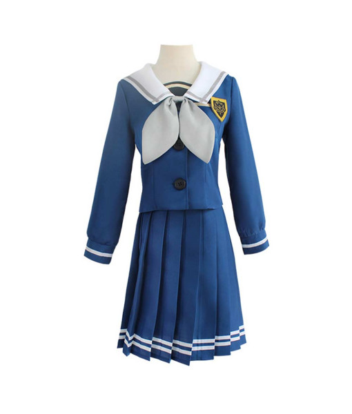 Women Blue Sailor Skirt School Uniform JK Girl Halloween Costume