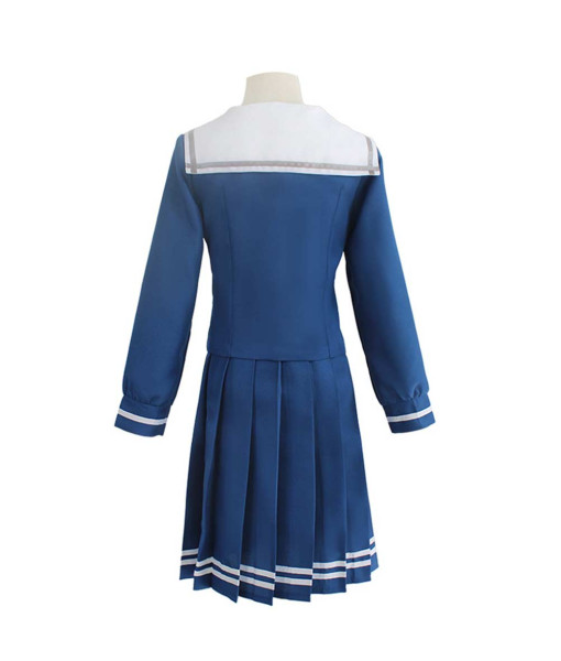 Women Blue Sailor Skirt School Uniform JK Girl Halloween Costume
