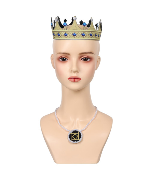 Adult Medieval Fantasy Blue Jewelry Crown Queen Halloween Costume Accessories