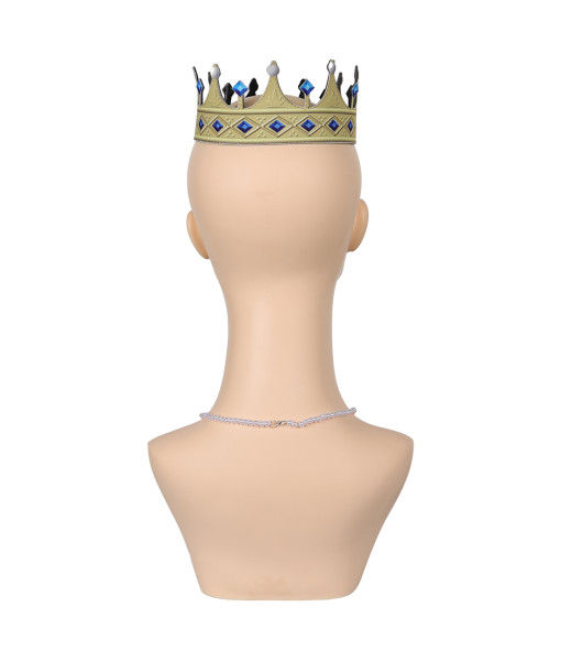 Adult Medieval Fantasy Blue Jewelry Crown Queen Halloween Costume Accessories