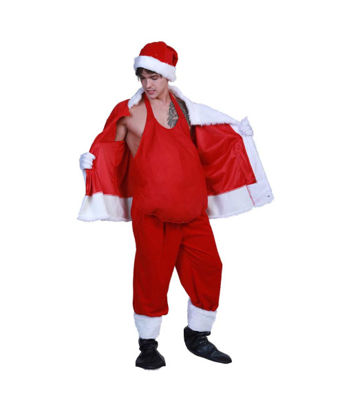 Adult Santa Claus Fake Belly Halloween Costume Accessories