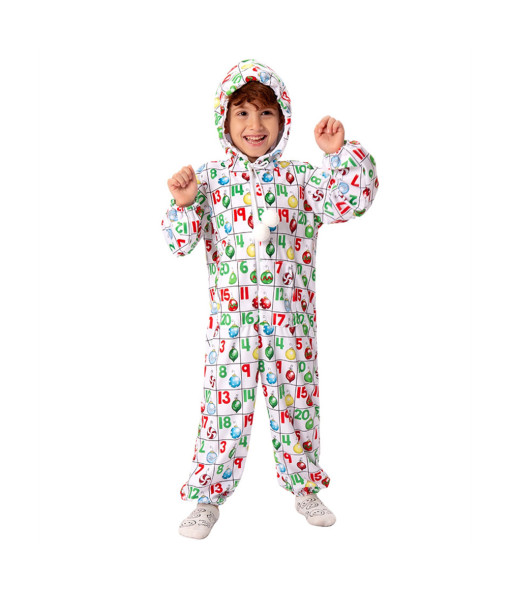 Kids Children Funny Jumpsuit Sudoku Pajamas Halloween Costume