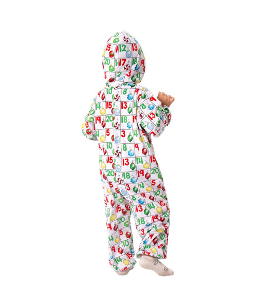 Kids Children Funny Jumpsuit Sudoku Pajamas Halloween Costume