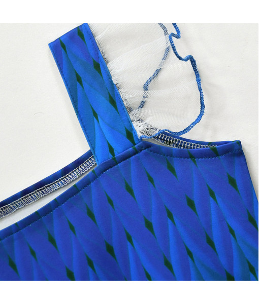 Fairy Green Suspender Ballet Dress Kids Halloween Costume