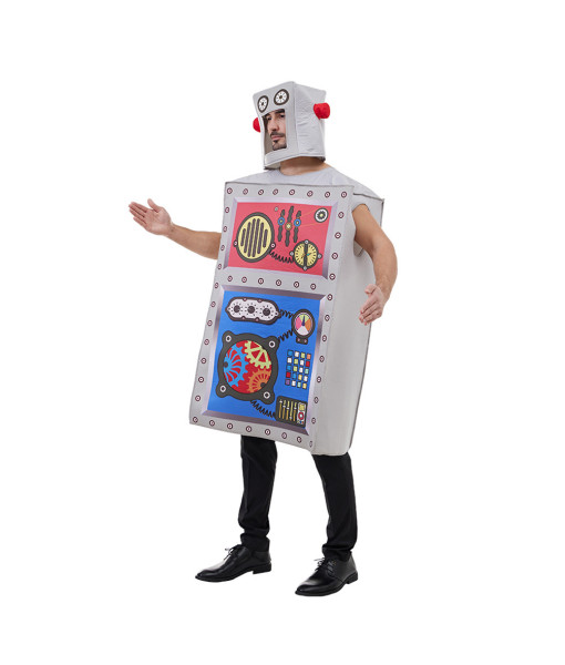 Adult Funny Overalls Robot Halloween Costume